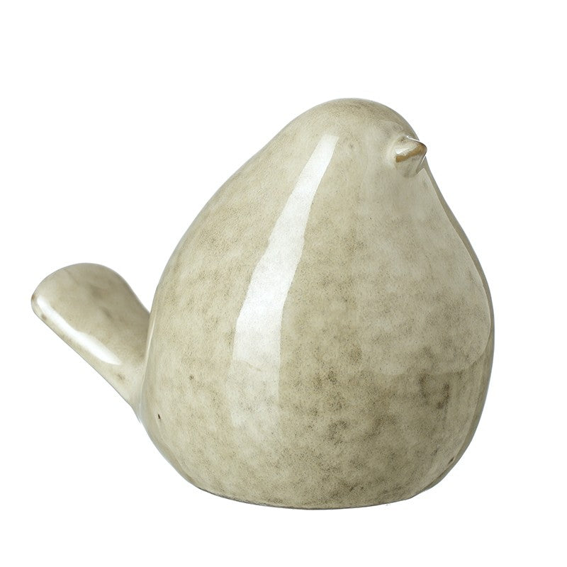 Cream Porcelain Bird