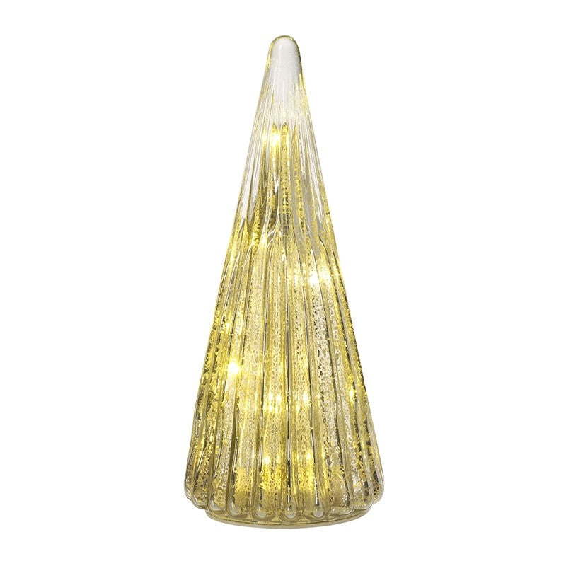 Light Up Glass Tree - 2 Sizes